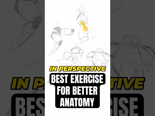 BEST TIP to Improve Your Anatomy Drawings in Perspective!!