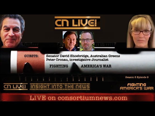 FIGHTING AMERICA'S WAR - w/ Senator David Shoebridge & Peter Cronau