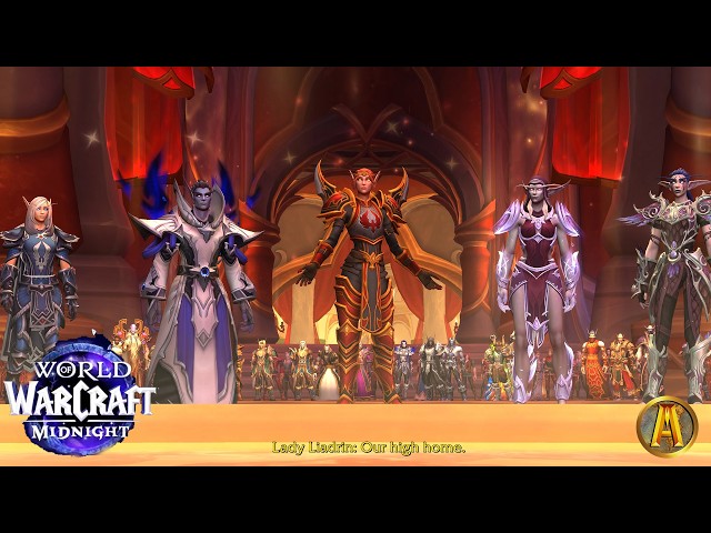 Elves Unite & Create Dawnwell Cinematic | WoW Midnight Lore