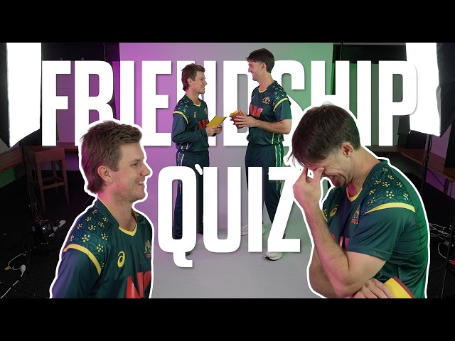 'He's not going to make it': Zampa & Marsh test the friendship