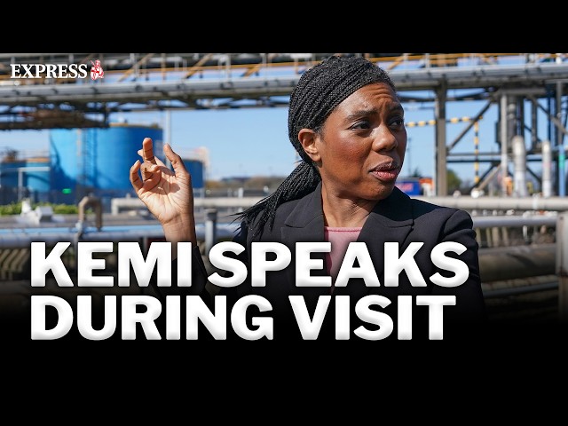 Kemi Badenoch speaks out during visit to Teeside Chemical Plant