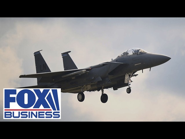 One pilot rescued from downed F-15, search underway for second crew member