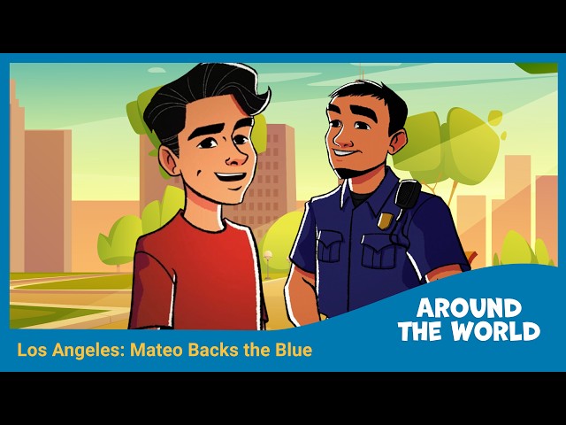 Los Angeles: Mateo Backs the Blue