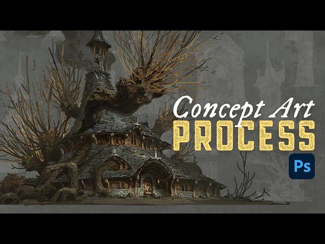 Environment Concept Art  - Sketching, Architecture Design, Illustration