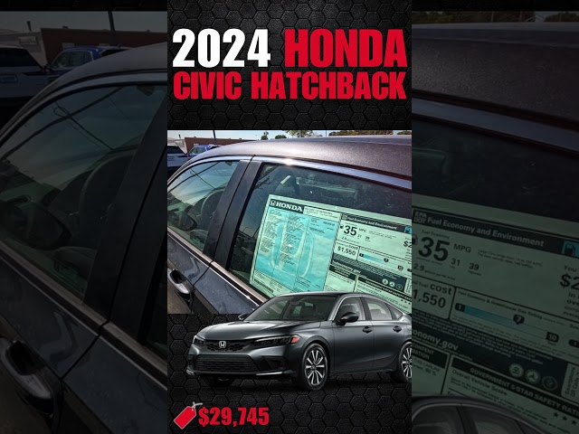 2024 Honda Civic Hatchback $29,745