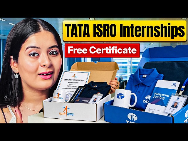 TATA & ISRO Offering FREE Internship 2026 | Apply Before It’s Gone