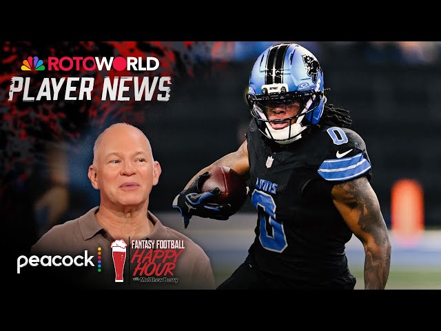 Detroit RB Jahmyr Gibbs is going to be a league-winner | Fantasy Football Happy Hour | NFL on NBC