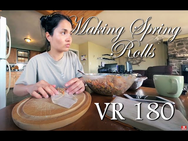Making Spring Rolls VR Experience vr 180