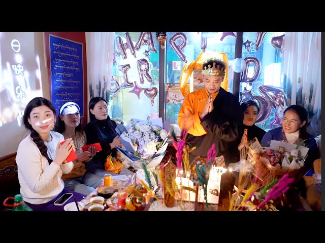 藏族帅哥登孜生日派对，气氛欢乐，幸福的像个小朋友👨‍👨‍👦 💖 Tibetan dance 💖  tibetan guozhuang dance💖tibetan song💖