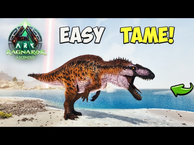 The Best Way To SOLO Tame a Acrocanthosaurus EASY! | ARK Survival Ascended