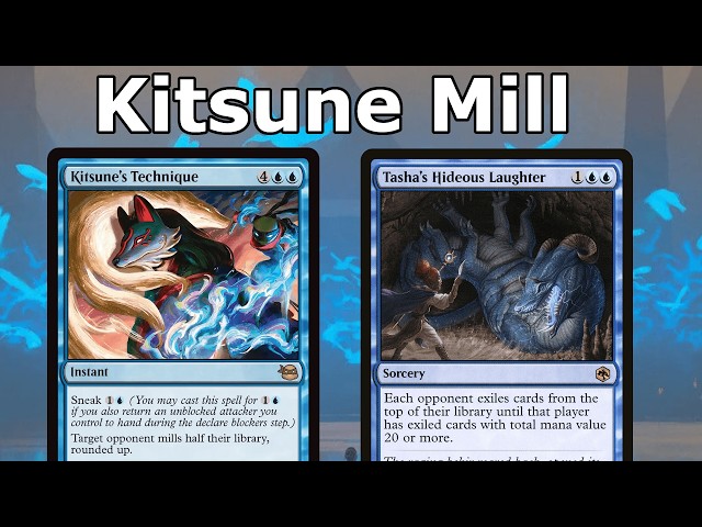 MILL HALF YOUR LIBRARY!  Kitsune's Technique Mill Legacy MTG