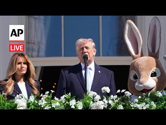 LIVE: Donald and Melania Trump host White House Easter egg roll 2026