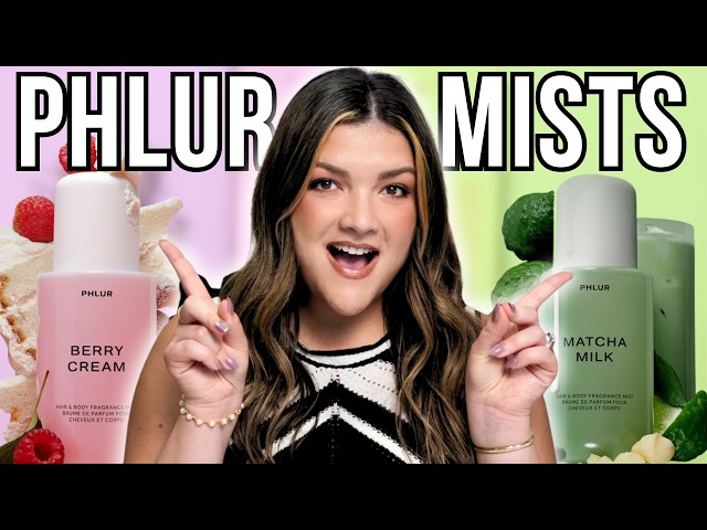 NEW Phlur Matcha Milk & Berry Cream Body Mists Review🍓🍵 Worth the Hype or Overrated?