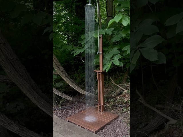 How I Built an Outdoor Shower That Actually Works!