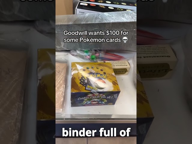 The Best Pokemon Find of 2025 $100 Pokémon Cards… at Goodwill! 🫠📦