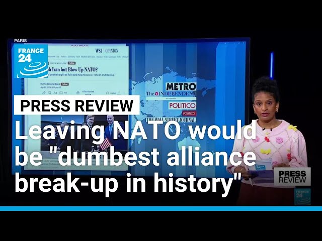 ‘Dumbest alliance break-up in history’: Trump threatens to leave NATO • FRANCE 24 English