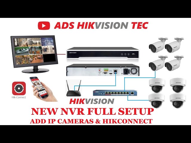 Hikvision new NVR configuration step by step. Add ip cameras to nvr, camera osd, hikconnect setup.