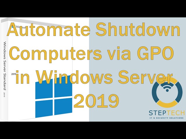 26 Automate Shutdown Computers via GPO in Windows Server 2019_Kurdish