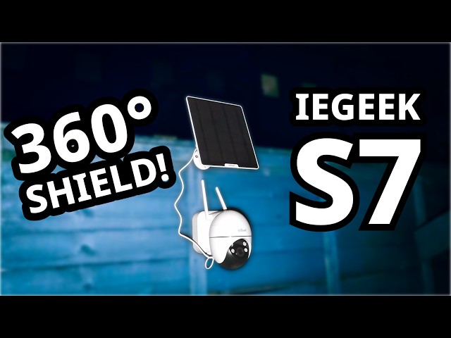 ieGeek S7: AOV 24/7 Recording Solar Security Camera, Auto Track, Time-lapse