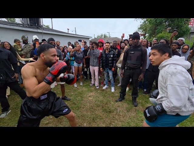 EASTER Street Boxing Gets Active in TEXAS *3RDWARD Houston * #FriendlyBoxing @lilellistv