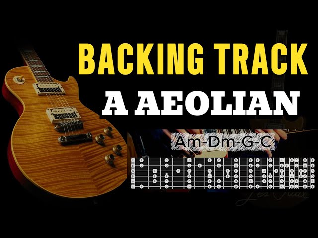 Am-Dm-G-C Guitar Backing Track – A Aeolian (Natural Minor)