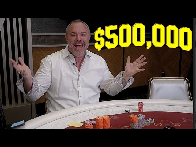 The BIGGEST Buy-In of my LIFE at Blackjack ($500,000)