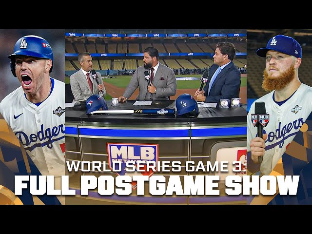 VOLLSTÄNDIGE NACHSPIELSHOW: Zusammenfassung eines VERRÜCKTEN dritten Spiels der World Series | ML...