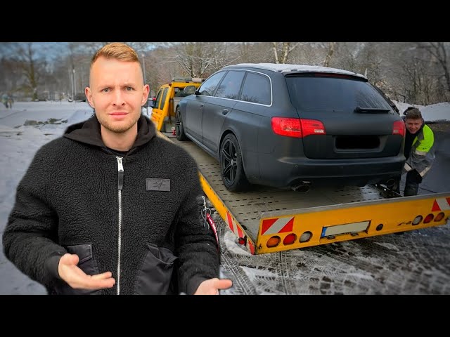 DRIVE DAMAGED after kickdown with the cheapest Audi RS6 on the highway!