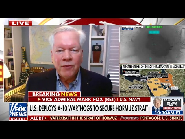Strait of Hormuz Issue "Solvable Military Problem": JINSA's VADM (ret.) Mark Fox | Fox News