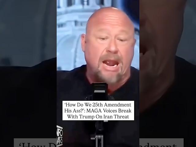 ‘How Do We 25th Amendment His Ass?’: MAGA Voices Break With Trump On Iran Threat