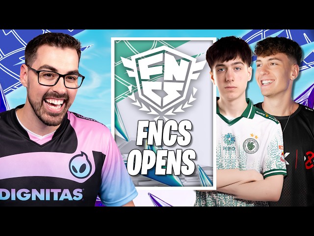 WATCHING NA FNCS OPENS 🏆 COLD + AJERSS + ACORN POV 👀 ACTUAL FNCS IS FINALLY HERE 🥳