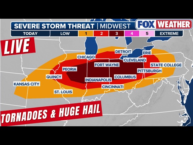 LIVE Coverage Tracking Huge Hail, Tornadoes Amid Dangerous Severe Weather | FOX Weather