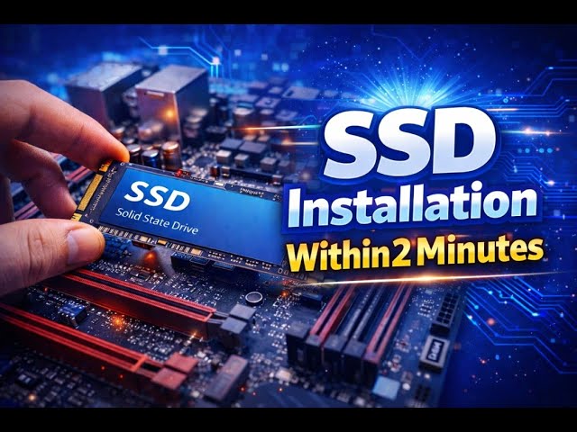 ⚡How to Install SSD in Desktop Computer | Fast & Easy Upgrade in Hindi ⚡