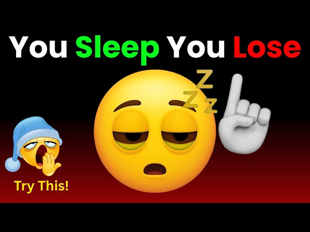 The 15 Seconds Sleep Challenge: Can You Stay Awake? 😴