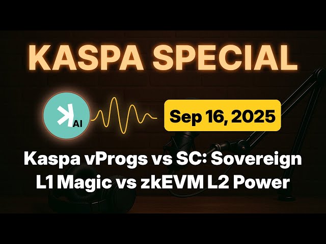 Kaspa vProgs vs Smart Contracts: Sovereign L1 Magic vs zkEVM L2 Power