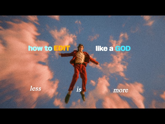 Easy EDITING secrets to edit CINEMATIC VIDEOS