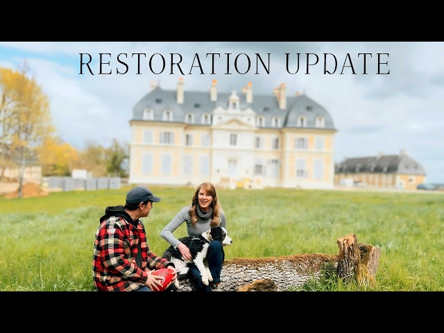 Scaffolding down ... progress continues!