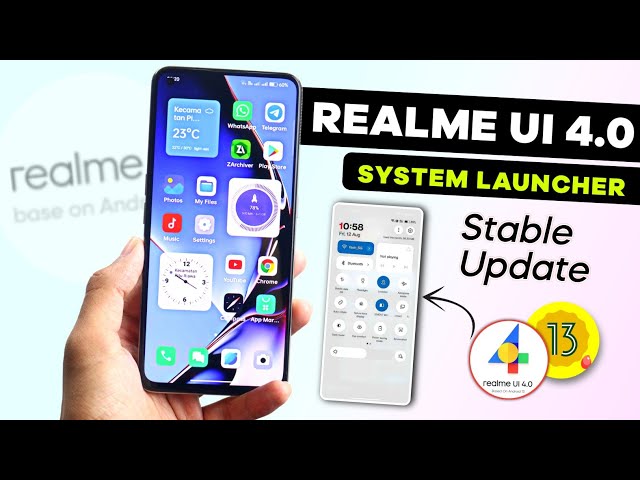 Realme UI 4.0 System Launcher New Update | New Features & UI Changes | Android 13 System Launcher ⚡⚡