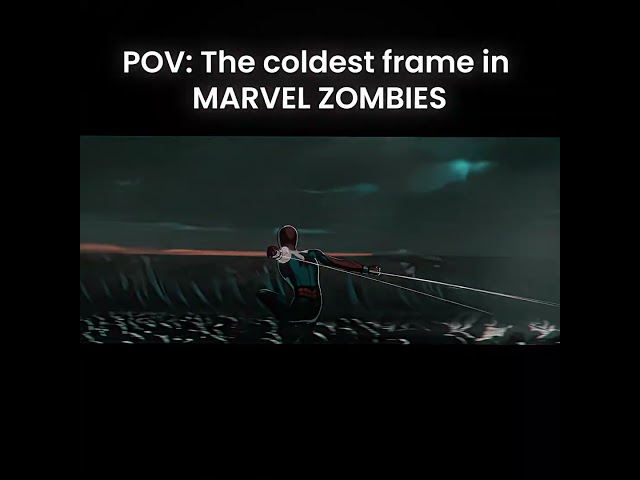The Coldest 🥶 Frame in MARVEL ZOMBIES 🤫❄️ #Shorts