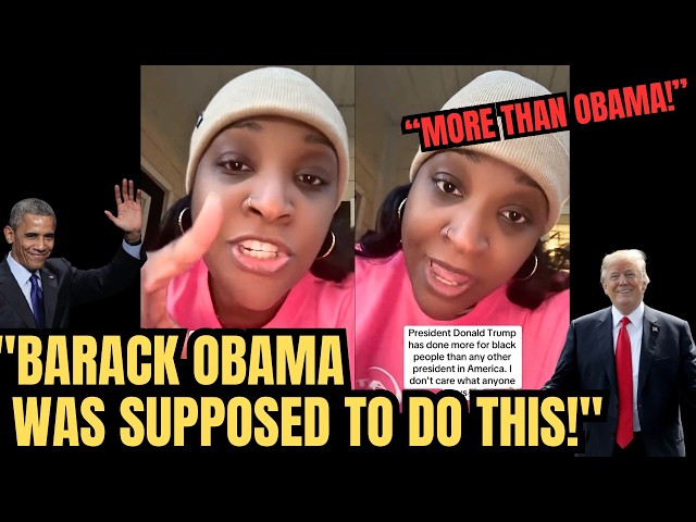 Black Woman Said Trump Has Done More For Black People Than Obama!