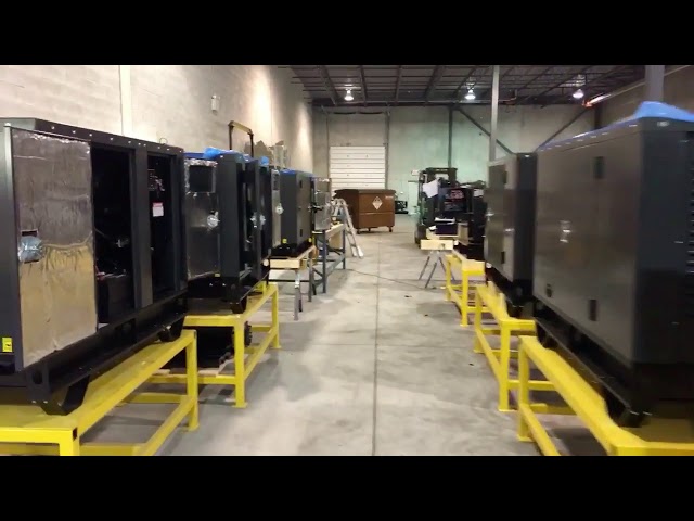 20KvA Diesel Generators - Production Line - Final Stage