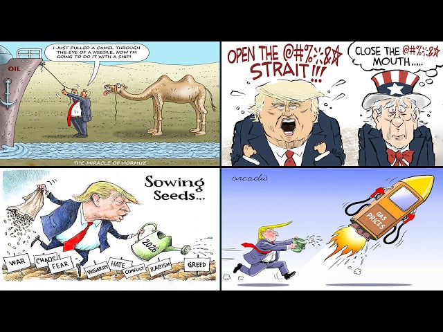 Viral Trump Cartoon Comedy Show Today | Craziest U.S. Political Humor & Editorial Comics || APR 07