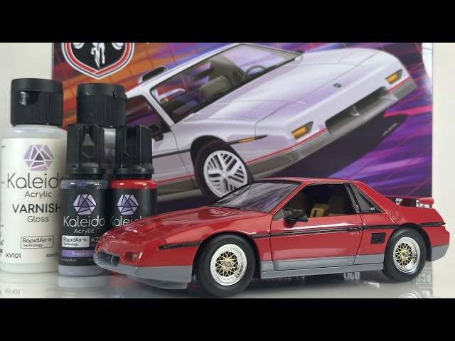Trying the new Kaliedo Auto Paints on the New Revell Pontiac Fiero GT. Are they any good?