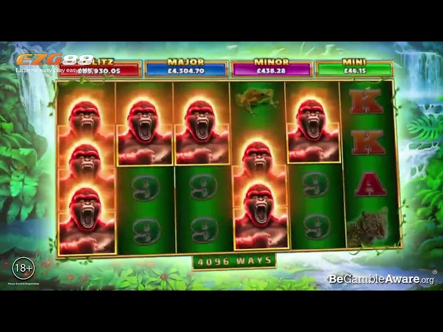 #EZG88 The Epic Ape is back and bigger! Slot by #PlayTech