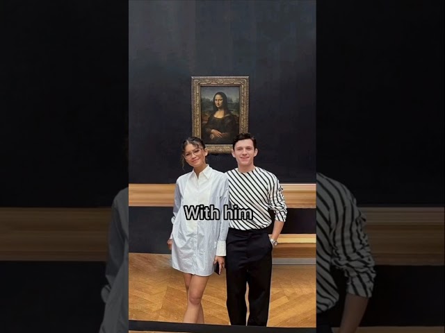 without him&with him#zendaya #tom holland