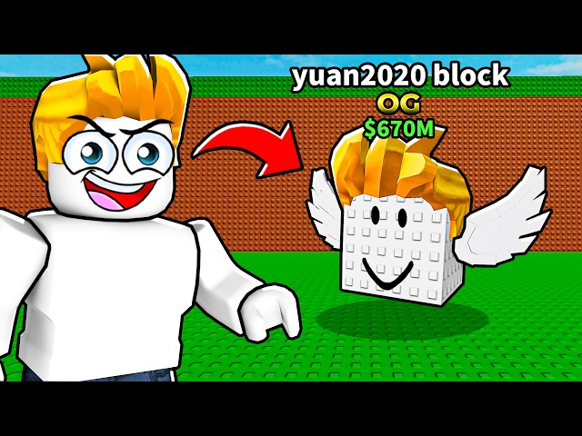 我在ROBLOX裡變成幸運方塊...