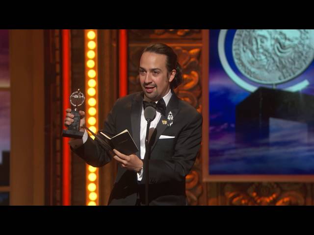 Acceptance Speech: Lin-Manuel Miranda - Best Book of a Musical (2016)