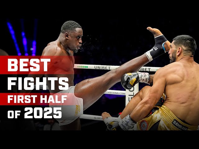 The TOP FIVE FIGHTS from the first half of 2025 in GLORY Kickboxing