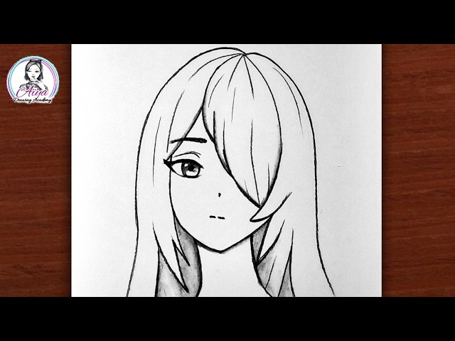 How to Draw Anime Girl | Easy Tutorial | Sketch Drawing for Beginners