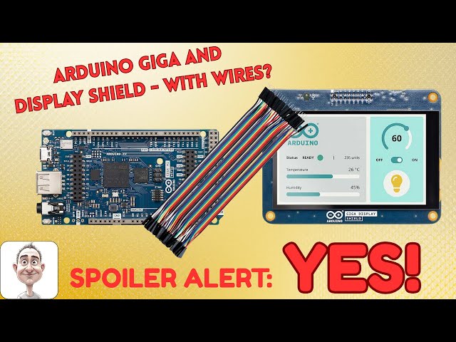 Wiring the Arduino Giga to the Arduino Giga Display Shield